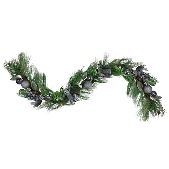 6Ft Unlit Real Touch™ Winter Foliage & Berries Artificial Christmas Garland By Northlight in Green | 6 ft | Michaels®